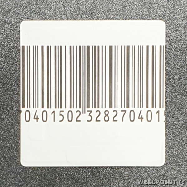 Etichete antifurt flexibile - coduri de bare false - fata hartie - 40x40 mm
